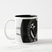 2 Couleurs Rouge-chiffre tasse de grenier (Gauche)