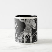 2 Couleurs Rouge-chiffre tasse de grenier (Centre)
