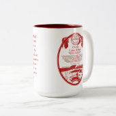 2 Couleurs Rouge de tasse d'école de pelouse de cerise (Devant droit)