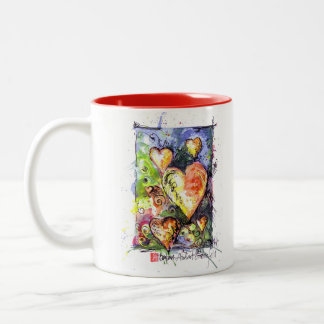2 Couleurs "Royaume tasse de coeur"