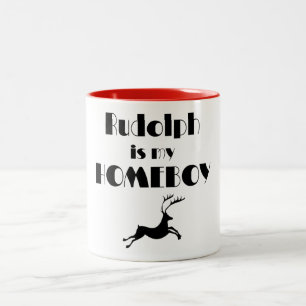 2 Couleurs Rudolph est ma tasse de Homeboy