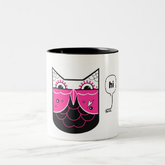 2 Couleurs Salut tasse de hibou - IMJUSTSARAH