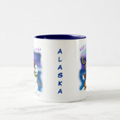 2 Couleurs "Salutations tasse d'Alaska" (Centre)