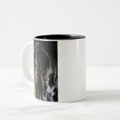 2 Couleurs Satin noir - tasse (Devant gauche)