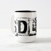 2 Couleurs SDLHC - 15 onces. Tasse #2 (Devant gauche)