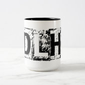 2 Couleurs SDLHC - 15 onces. Tasse #2 (Centre)