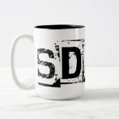 2 Couleurs SDLHC - 15 onces. Tasse #2 (Gauche)