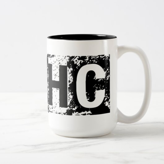 2 Couleurs SDLHC - 15 onces. Tasse #2 (Droit)