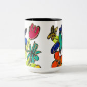 2 Couleurs Sentir une tasse de café Super (Centre)