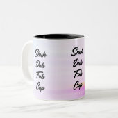2 Couleurs Shein duh foug tasse (Devant gauche)