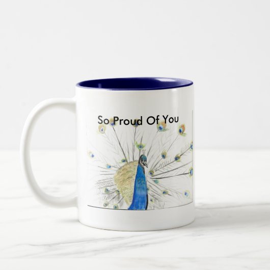 2 Couleurs Si fier de vous tasse de paon… (Gauche)