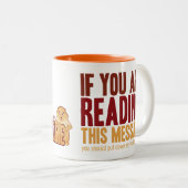 2 Couleurs Si vous lisez la tasse (Devant droit)