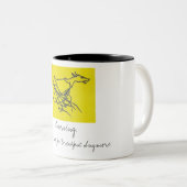 2 Couleurs Sighthound chassant la tasse (Devant droit)
