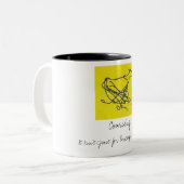 2 Couleurs Sighthound chassant la tasse (Devant gauche)
