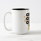 2 Couleurs simple tasse de café (Gauche)