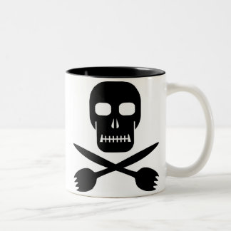 2 Couleurs Skull de capitaine Cruel's et tasse de