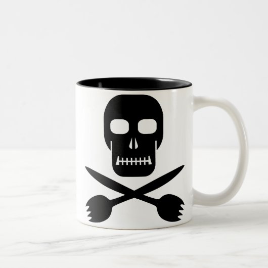 2 Couleurs Skull de capitaine Cruel's et tasse de (Droit)