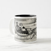 2 Couleurs Sleigh Ride tasse (Devant gauche)