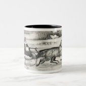 2 Couleurs Sleigh Ride tasse (Centre)