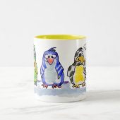 2 Couleurs Snobody vous aiment tasse de pingouin (Centre)