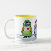 2 Couleurs Snobody vous aiment tasse de pingouin (Gauche)