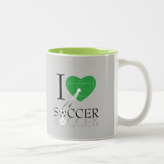 2 Couleurs Soccer Café tasse deux tons (Droit)