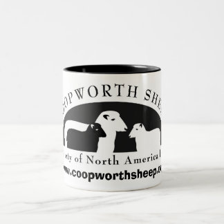 2 Couleurs Société de moutons de Coopworth de tasse de