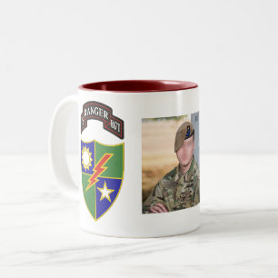 2 Couleurs soixante-quinzième Régiment de Rangers - tasse d