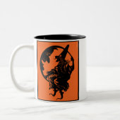 2 Couleurs sorcière d'art déco des années 1930 et tasse de (Gauche)