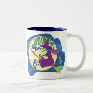 2 Couleurs Sorcière heureuse de Halloween de TASSE avec le