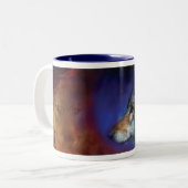 2 Couleurs Sous une tasse de lune bleue (Devant gauche)