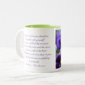 2 Couleurs Soyez doux avec vous-même - tasse (Devant gauche)
