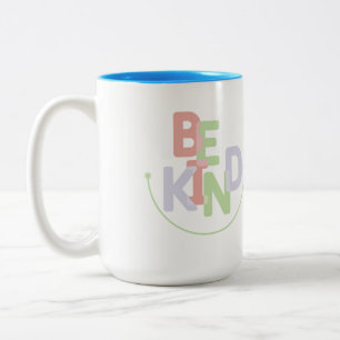 2 Couleurs Soyez gentil tasse à café à deux tons