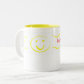 2 Couleurs "soyez tasse heureuse (Devant gauche)