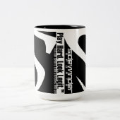 2 Couleurs Sports de Sidewinder - tasse d'équipe - noir (Centre)