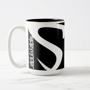 2 Couleurs Sports de Sidewinder - tasse d'équipe - noir