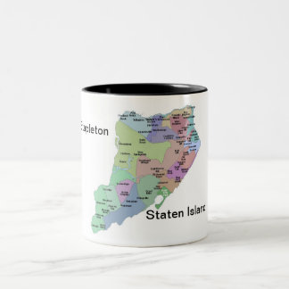 2 Couleurs Stapleton, tasse de ton du ~ deux de Staten Island