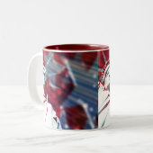 2 Couleurs Statue de tasse de liberté (Devant gauche)