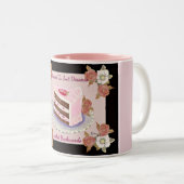 2 Couleurs ~Stressed juste vers l'arrière la tasse de ~ (Devant droit)