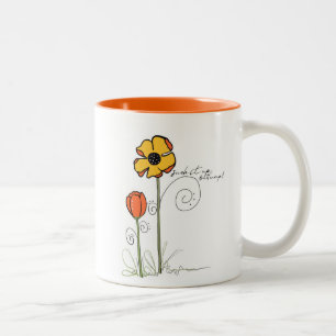 2 Couleurs Sucez-le vers le haut de la tasse de renoncule