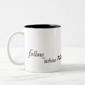 2 Couleurs Suivez la tasse blanche de lapin (Gauche)