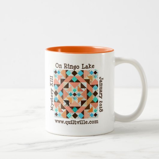 2 Couleurs Sur la tasse de lac Ringo (Droit)
