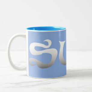 2 Couleurs Surf bleu tasse à deux tons