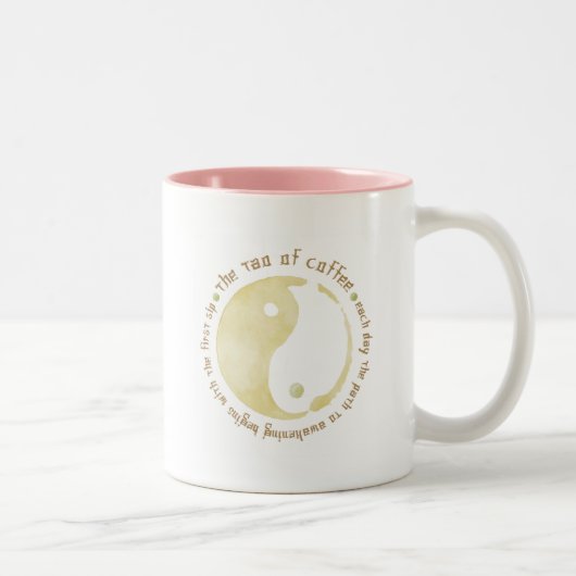2 Couleurs tao de tasse de café (Droit)