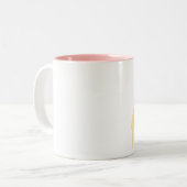 2 Couleurs Tapis de caricature et tasse de fleurs (Devant gauche)