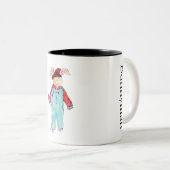 2 Couleurs Tasse (Devant droit)