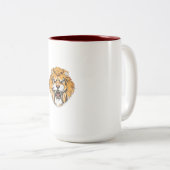 2 Couleurs Tasse (Devant droit)