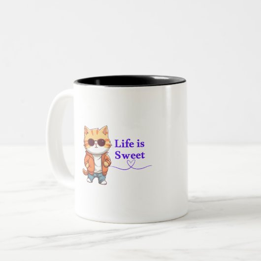 2 Couleurs Tasse (Devant gauche)