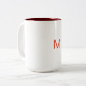 2 Couleurs Tasse (Devant gauche)