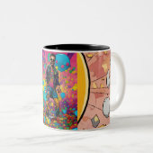 2 Couleurs Tasse (Devant droit)